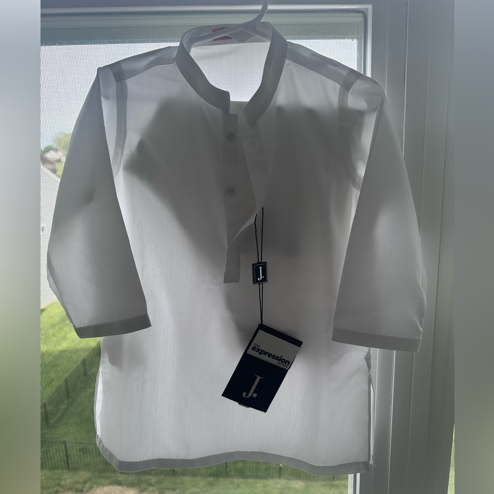 Blended White Toddler Shalwar Kameez J. Junaid Jamshed